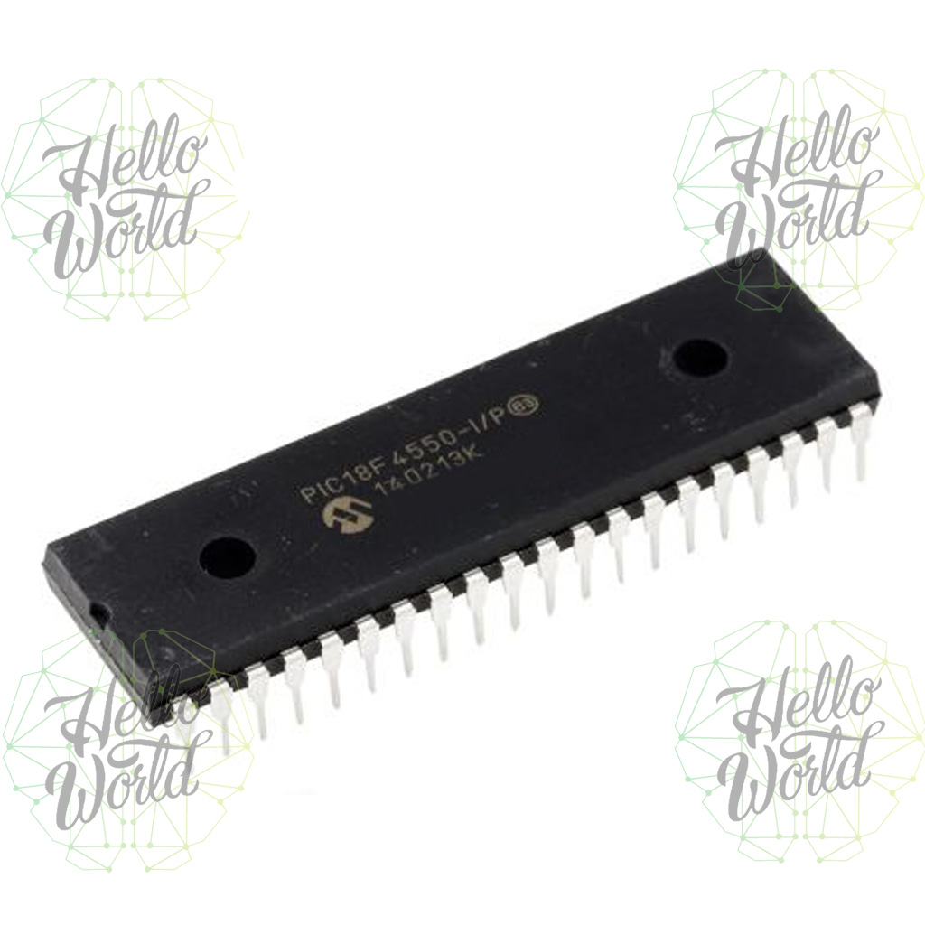 Microcontrolador Microchip PIC18F4550-I/P