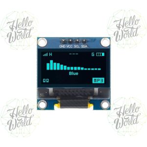 Pantalla Lcd Oled Azul 128x64 0.96" I2c IIC 4 Pines