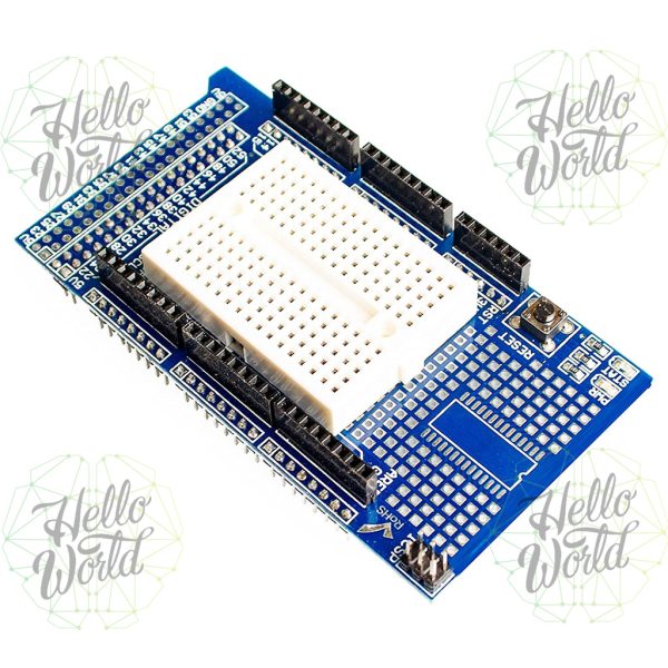 Protoshield Para Arduino Mega V3.0 + Protoboard de 170 Puntos - Imagen 2