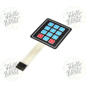 Teclado Matricial De Membrana 4 x 3 Numérico