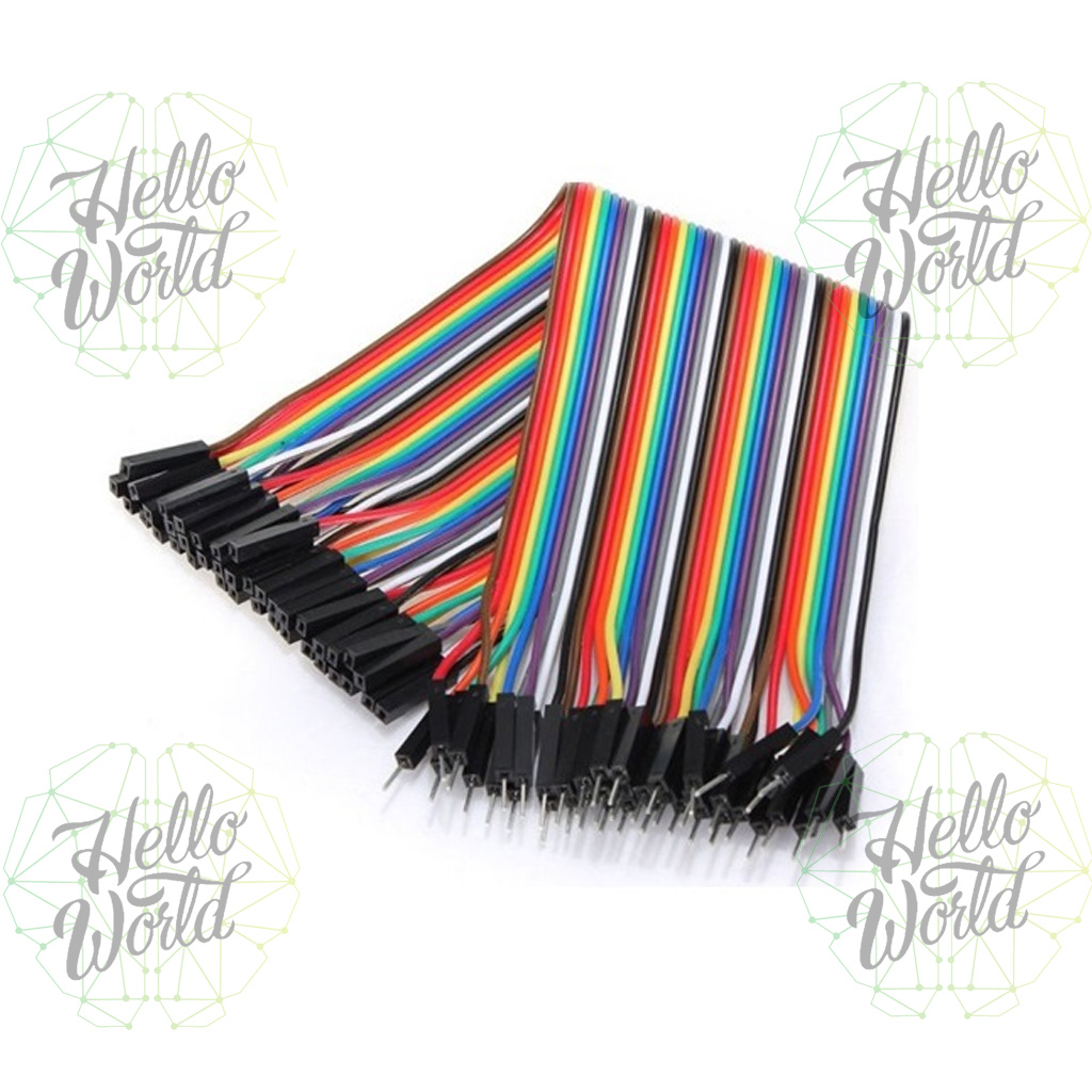 Arnés de dupont 20 cm hembra-macho