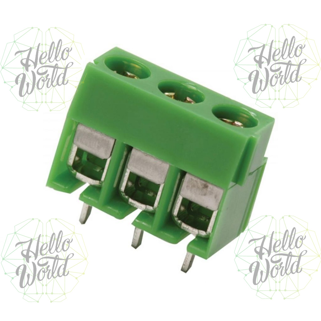 Bornera de 3 pitch de 3.5mm