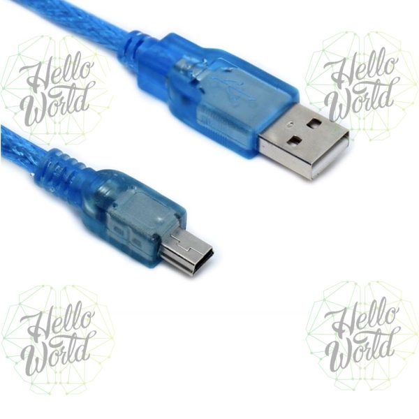 Cavo USB 2.0 Da A Maschio A Mini B Maschio - Corto 17cm - Nero - Ideale Per Auto, Fotocamere E Hard Disk Esterni