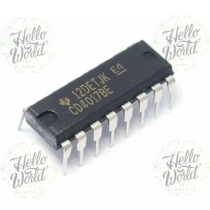 Contador de décadas decimal contador divisor CD4017
