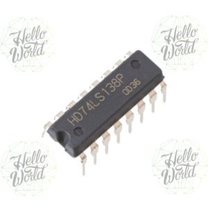 Integrado decodificador y demultiplexor 74LS138