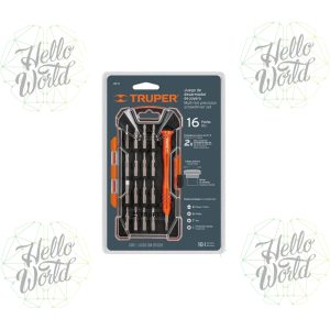 Juego de desarmador joyero 16 puntas