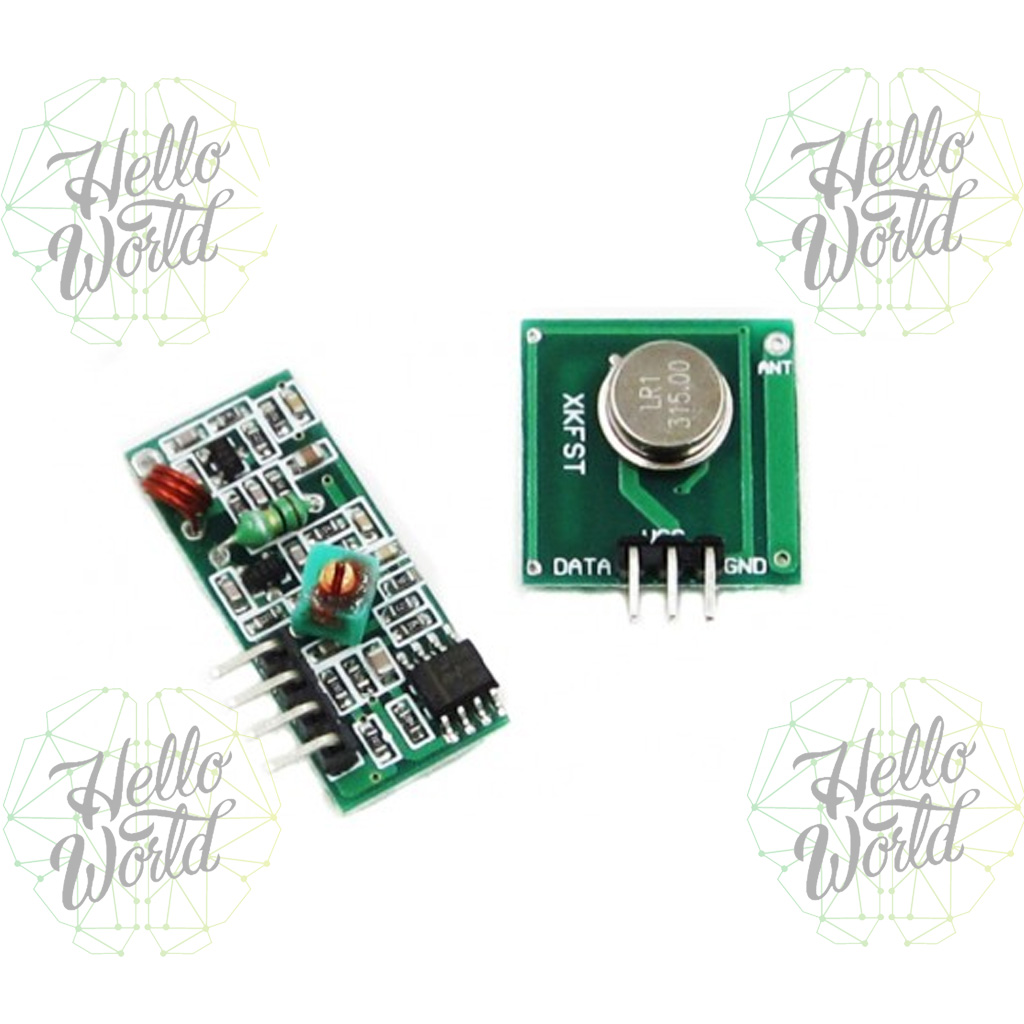 Transmisor y receptor RF 315MHz