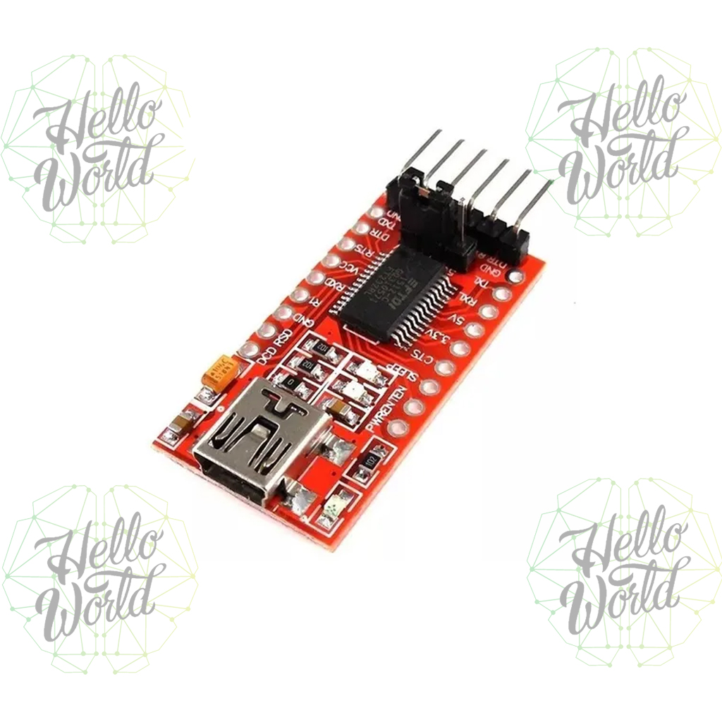 Modulo Adaptador Serie Usb A Serial Ttl Ftdi Ft232rl 3.3v 5v - Imagen 4