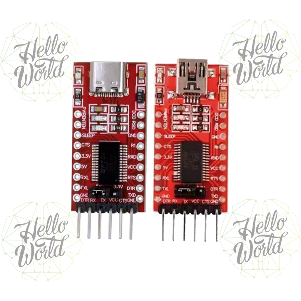 Modulo Adaptador Serie Usb A Serial Ttl Ftdi Ft232rl 3.3v 5v