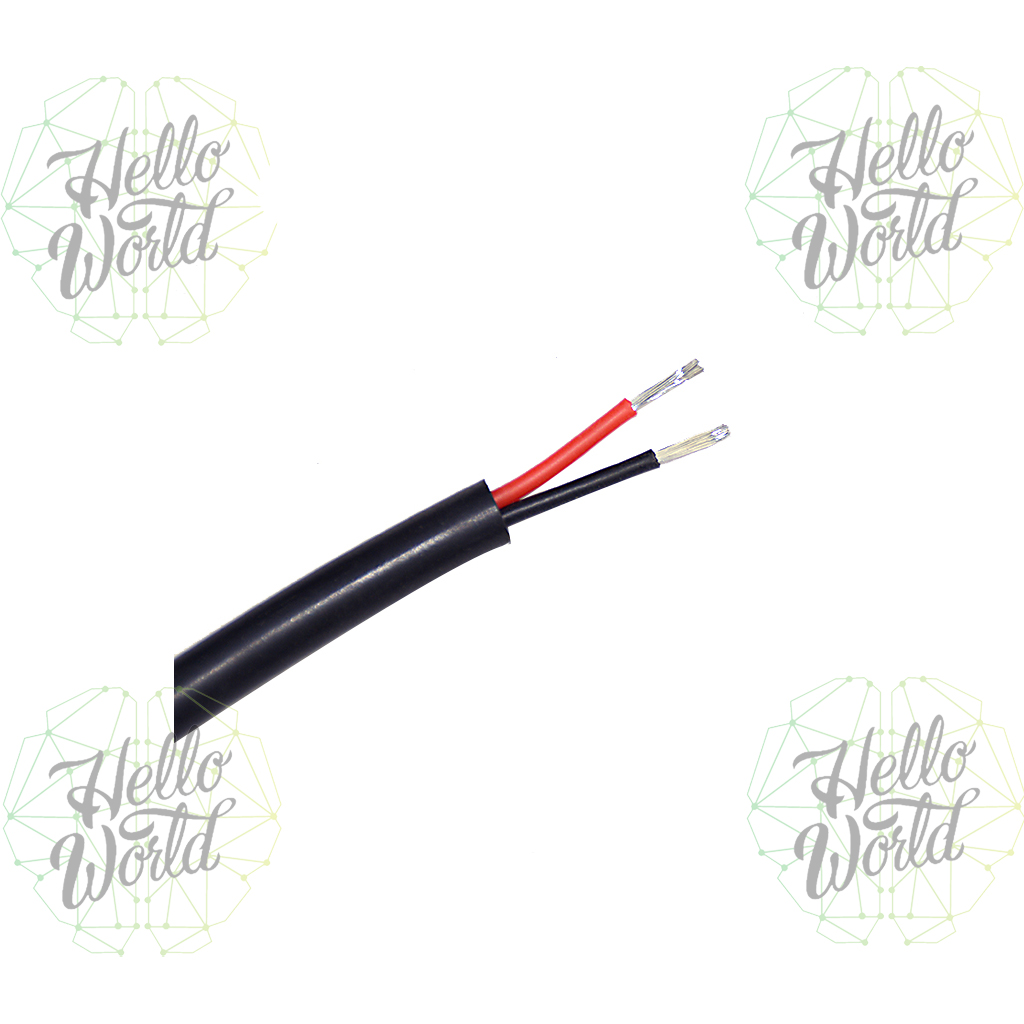 Cable revestido de dos nĂșcleos cal. 28