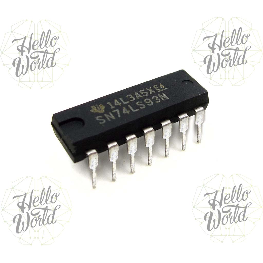 74LS93 Contador Binario por Década de 4-Bit