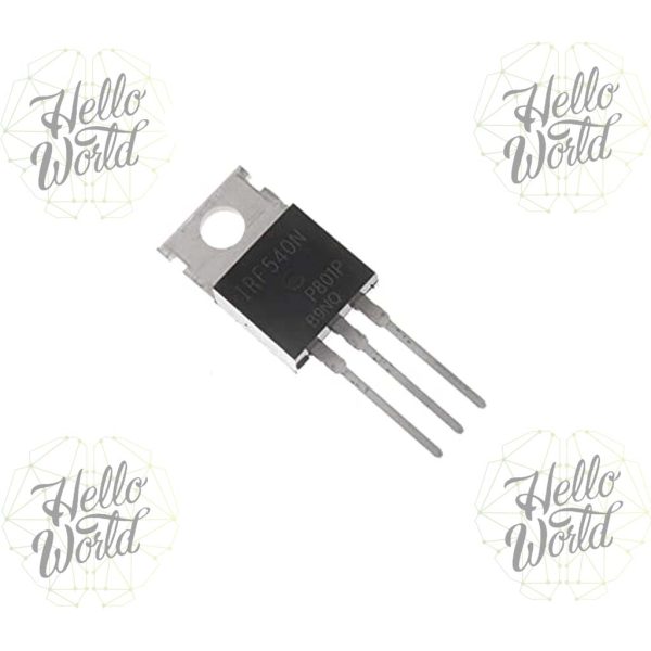 Por 3und Irf540 Transistor Mosfet Canal N 100v/22a | Cuotas sin interés