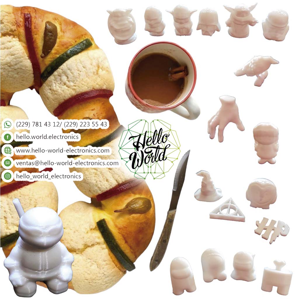 Muñequitos para rosca de reyes 10pz