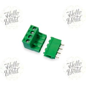 Clema bornera desmontable 4 pines pitch 5.08mm