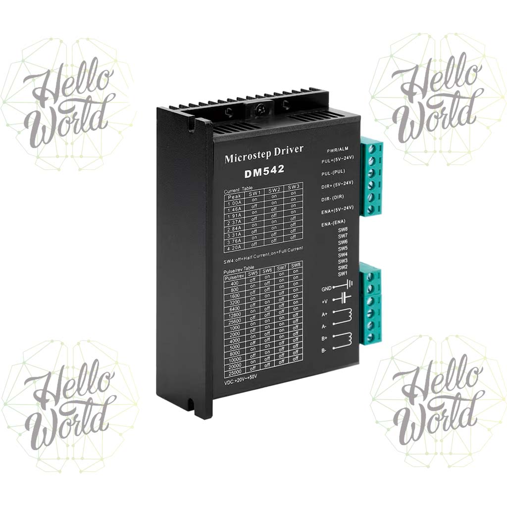 Controlador de micropasos para motor a pasos driver DM542