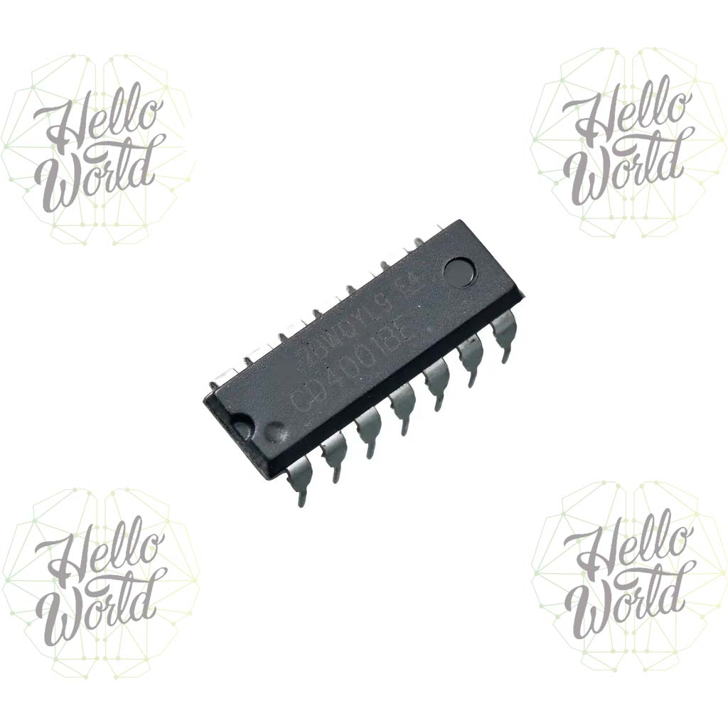 Integrado compuerta NOR cuádruple CD4001