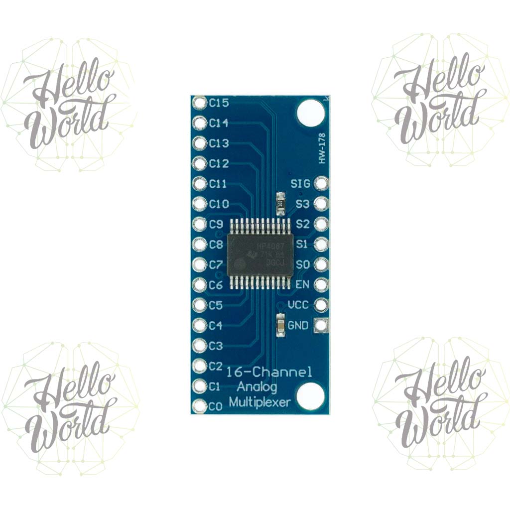 Multiplexor análogo 16 canales 74HC4067