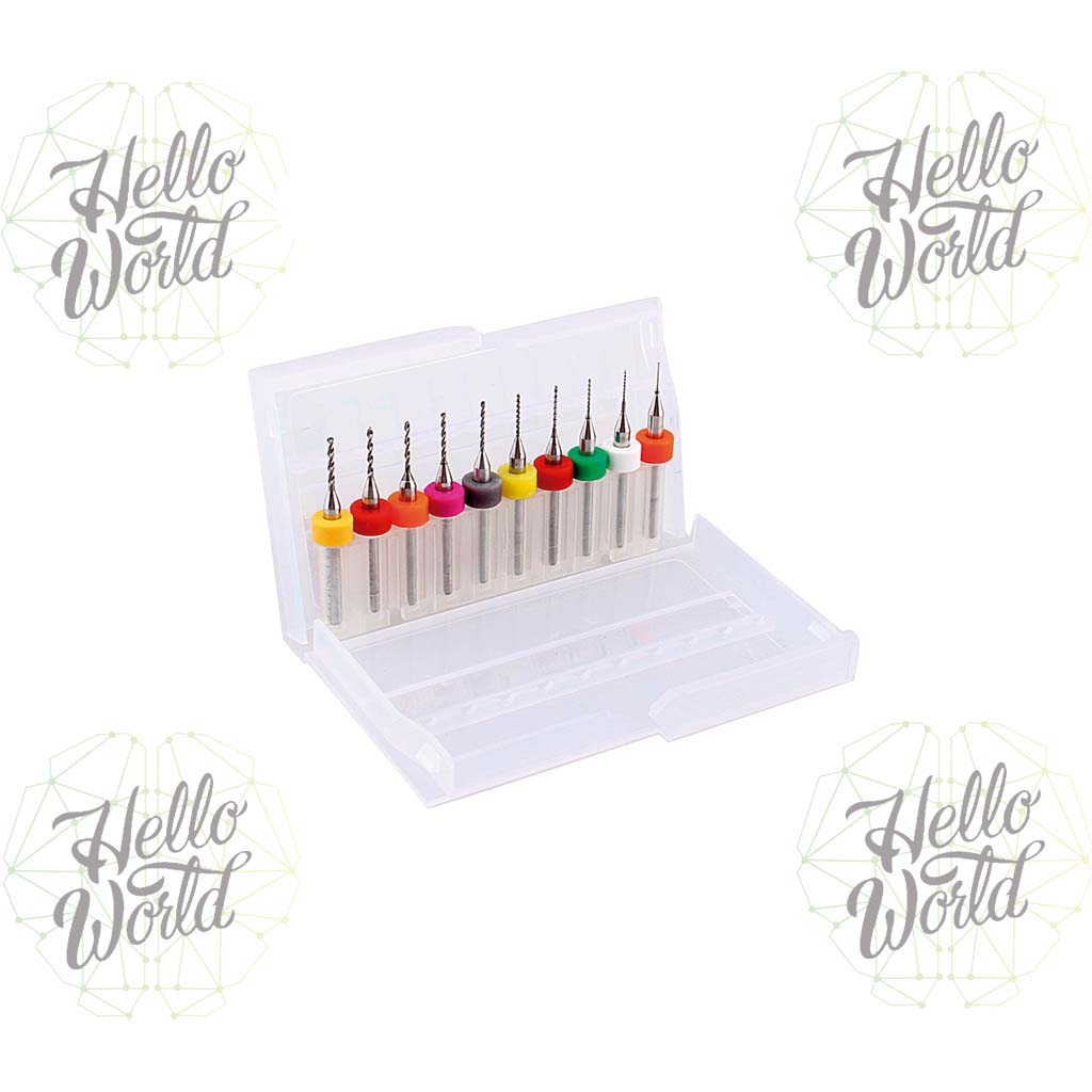 Kit de brocas perforación PCB CNC