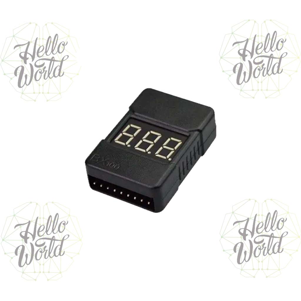 Probador de voltaje de batería BX100 1-8S