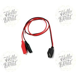 Cable caimán USB hembra