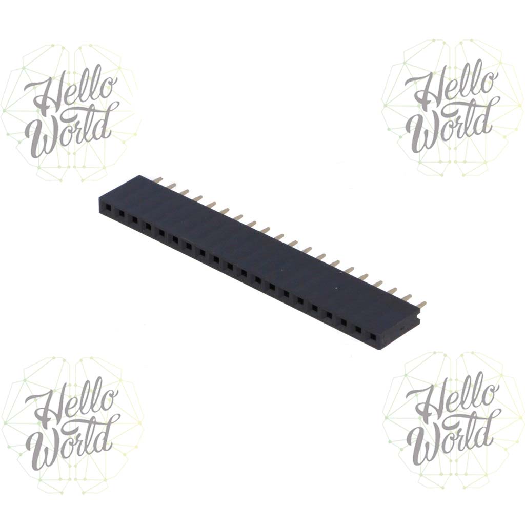 Header hembra recto 20 pin 2.54mm